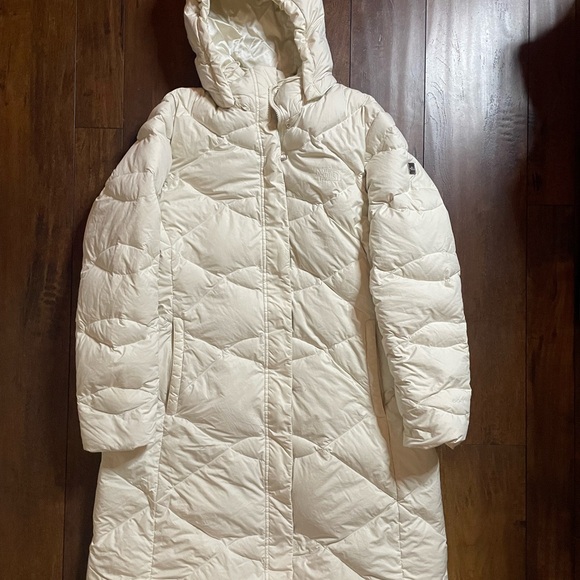 The North Face Jackets & Blazers - North Face Miss Metro 600 Goose Down Hooded Puffer Coat Jacket XL Ivory white
